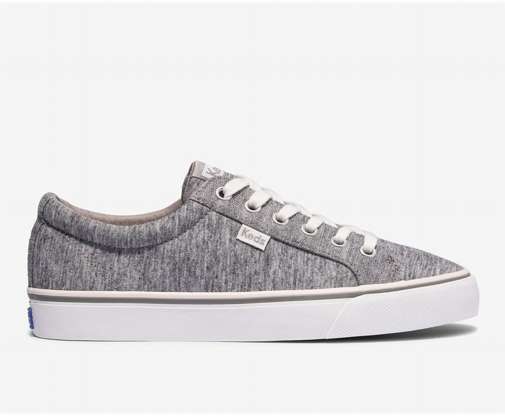 Women's Keds Jump Kick Jersey Sneakers Grey 8724356NJ - South Africa